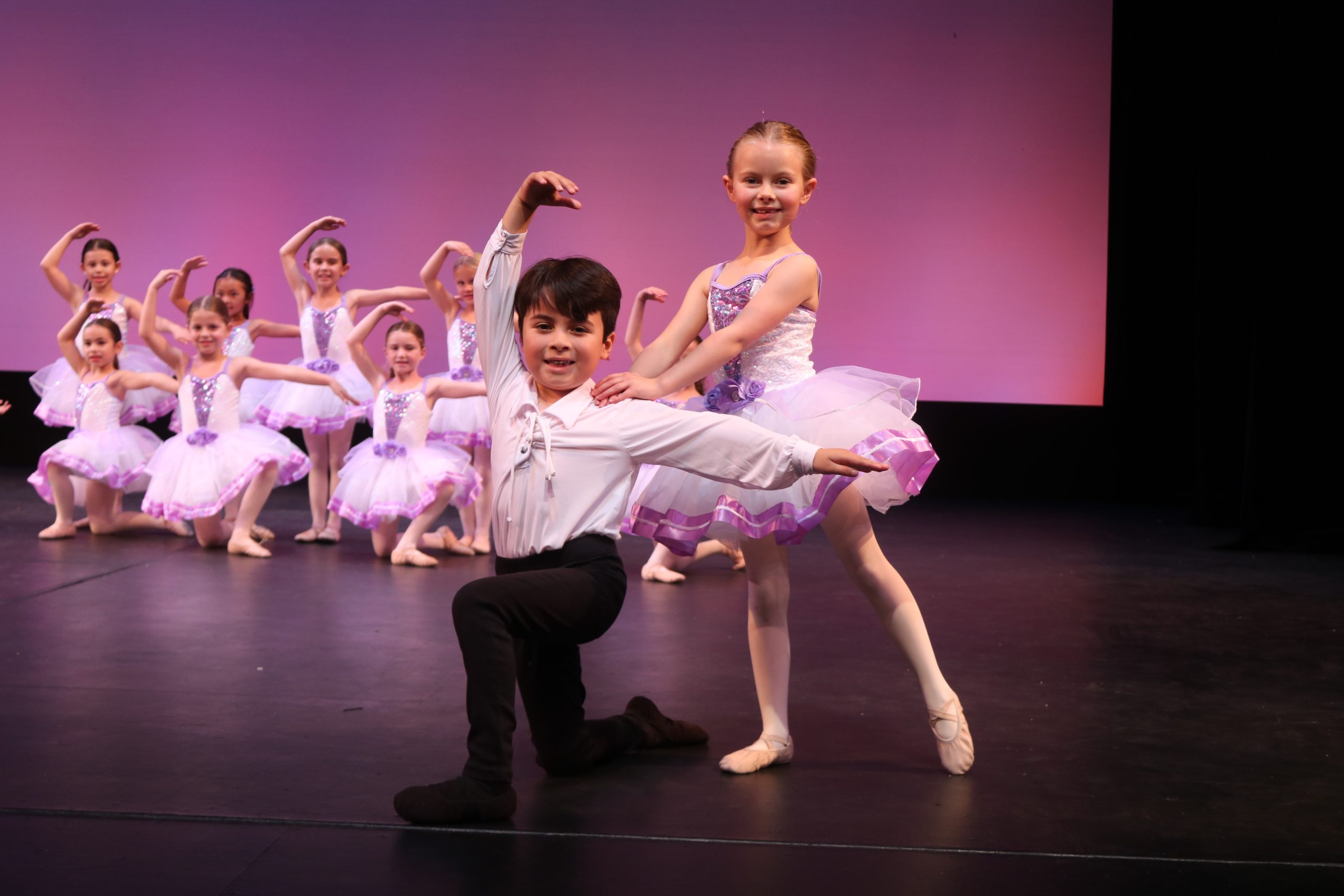 children performing with The Dance House